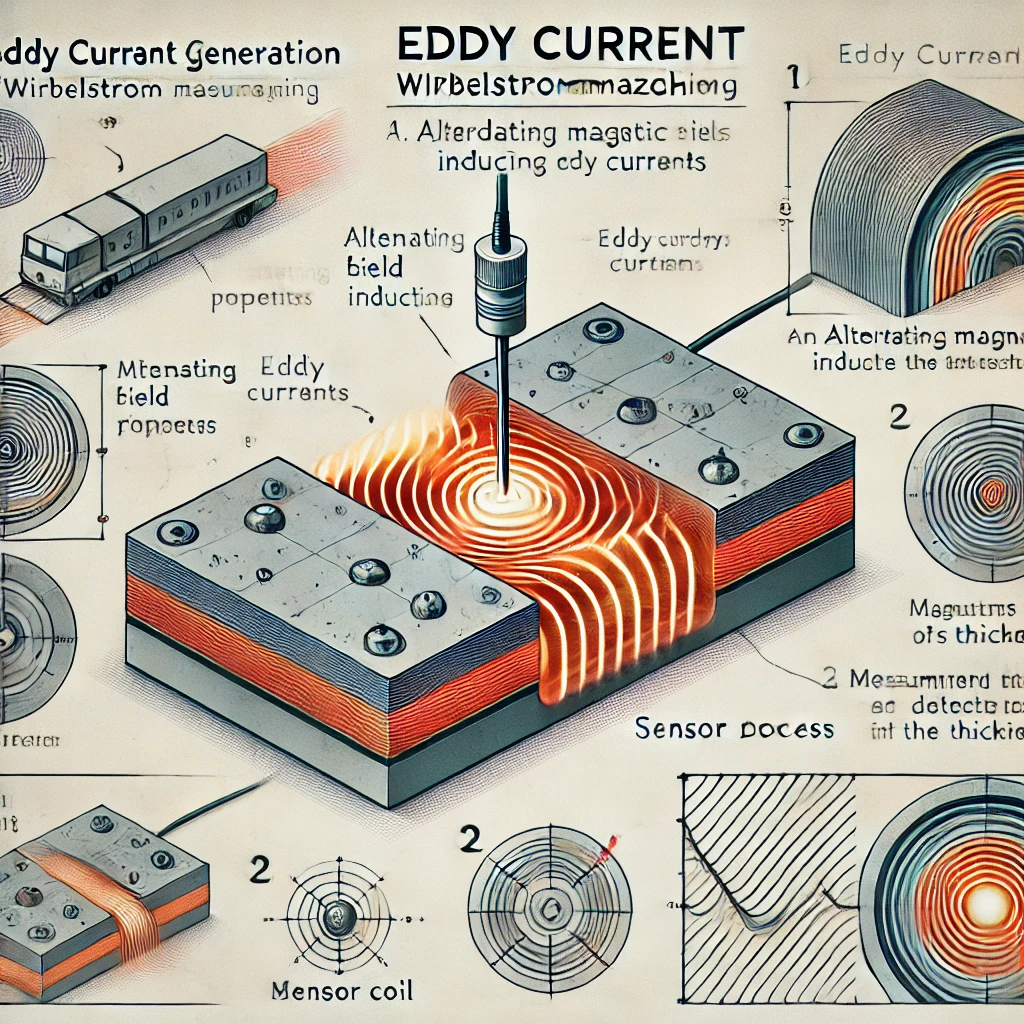 El método de medición «Wirbelstrommessung» (Eddy Current)