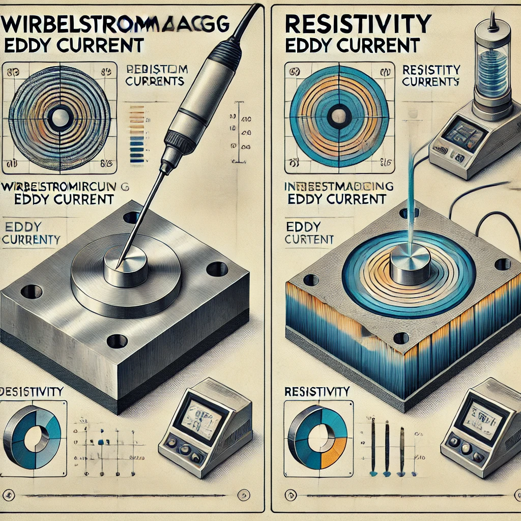 La diferencia entre «Wirbelstrommessung (Eddy Current)» y «Resistivity (Eddy Current)»